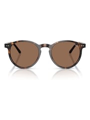 Polo Ralph Lauren Brown 0Ph4236 Round Sunglasses - Image 3 of 5