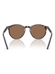 Polo Ralph Lauren Brown 0Ph4236 Round Sunglasses - Image 4 of 5