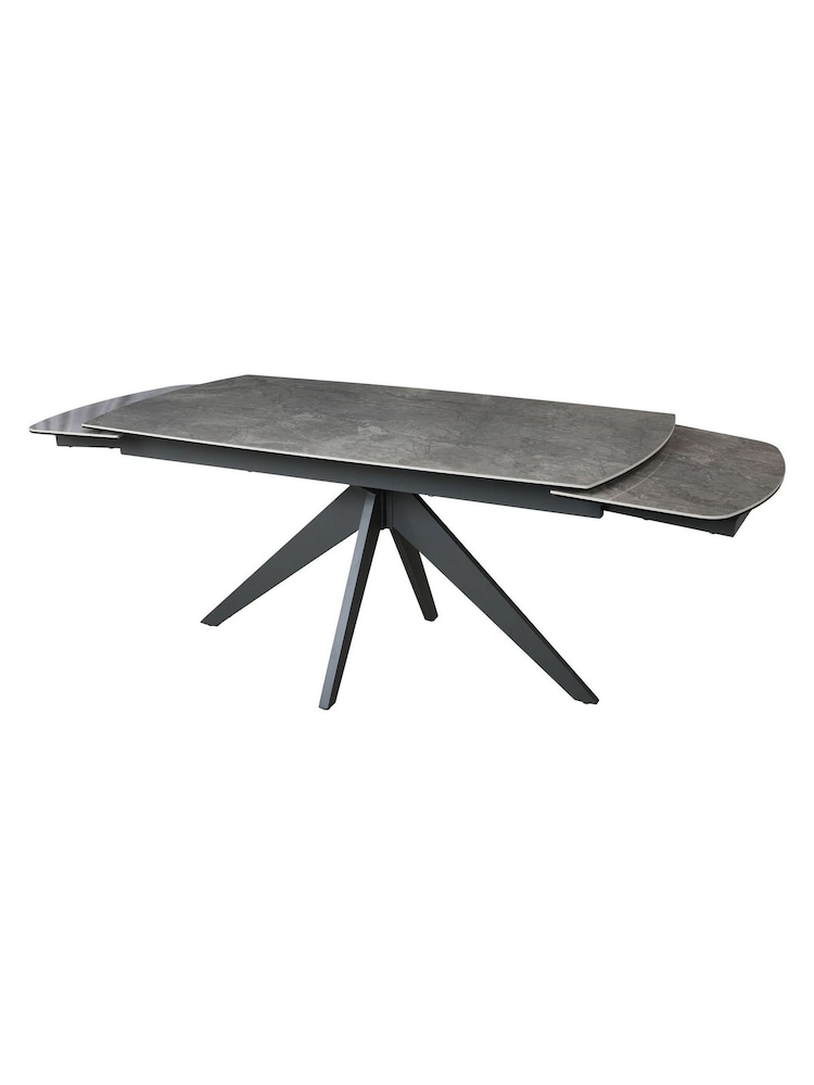 Kettler Grey Lorenzo 6 Seater Extending Dining Table - Image 10 of 10