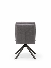 Kettler Set of 2 Grey Joey Swivel Dining Chairs - Image 8 of 8