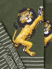 FatFace Green Guinness Lion Socks - Image 2 of 2