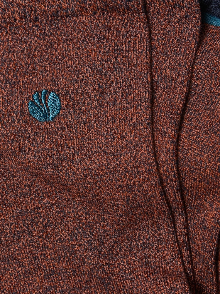 FatFace Orange Plain Socks - Image 2 of 2