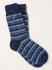 FatFace Blue Striped Mallory Socks - Image 1 of 2