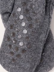 FatFace Grey Cable Slipper Socks - Image 2 of 2