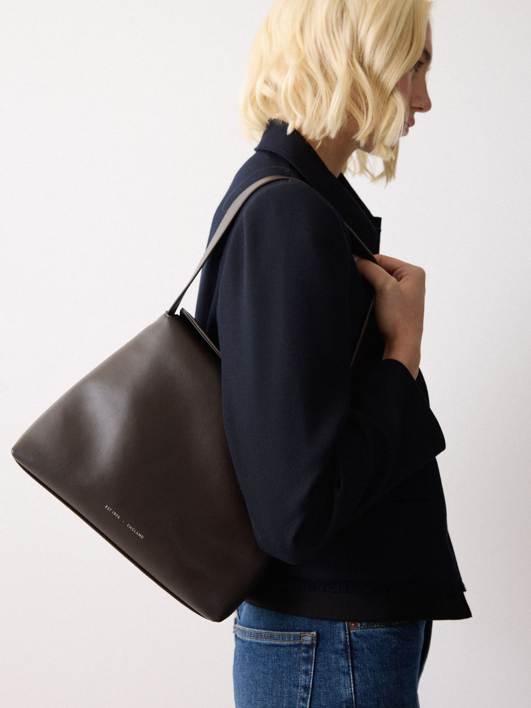 Buy Jigsaw Brown Fold Over Shoulder Bag from Next USA