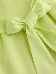 Lime Green Frill One Shoulder Dress - Image 7 of 8