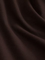 Chocolate Gold Hardwear One Shoulder Knot Detail Midi Dress - Image 10 of 10