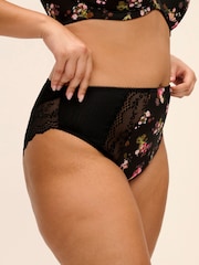 Elomi Black Lucie High Leg Briefs - Image 5 of 7
