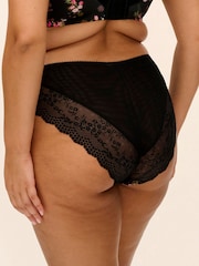 Elomi Black Lucie High Leg Briefs - Image 6 of 7