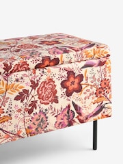 Rockett St George Charleston Garden Velvet Loren Storage Ottoman Bench - Image 10 of 11
