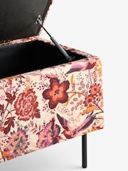 Rockett St George Charleston Garden Velvet Loren Storage Ottoman Bench - Image 11 of 11