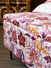 Rockett St George Charleston Garden Velvet Loren Storage Ottoman Bench - Image 7 of 11