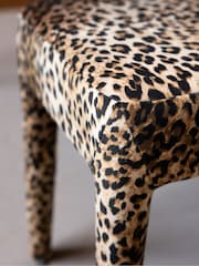 Rockett St George Leopard Love Velvet Starlet Bench - Image 5 of 9