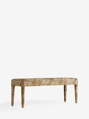Rockett St George Leopard Love Velvet Starlet Bench - Image 7 of 9