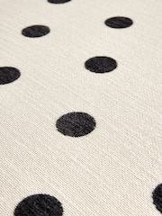 Rockett St George Polka Noir Monochrome Rebel Spindle Bench - Image 5 of 11