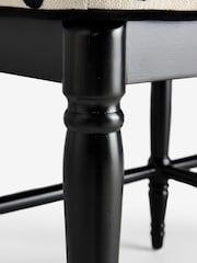 Rockett St George Polka Noir Monochrome Rebel Spindle Bench - Image 6 of 11