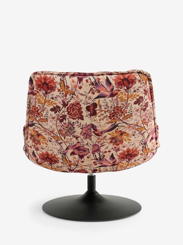 Rockett St George Charleston Garden Velvet Lounge Lover Swivel Accent Chair - Image 10 of 10 Rockett St George Charleston Garden Velvet Lounge Lover Swivel Accent Chair - Image 10 of 10