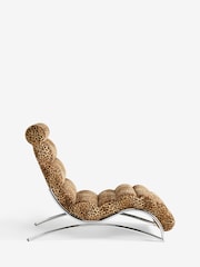 Rockett St George Leopard Love Velvet Lounge Chair - Image 7 of 8