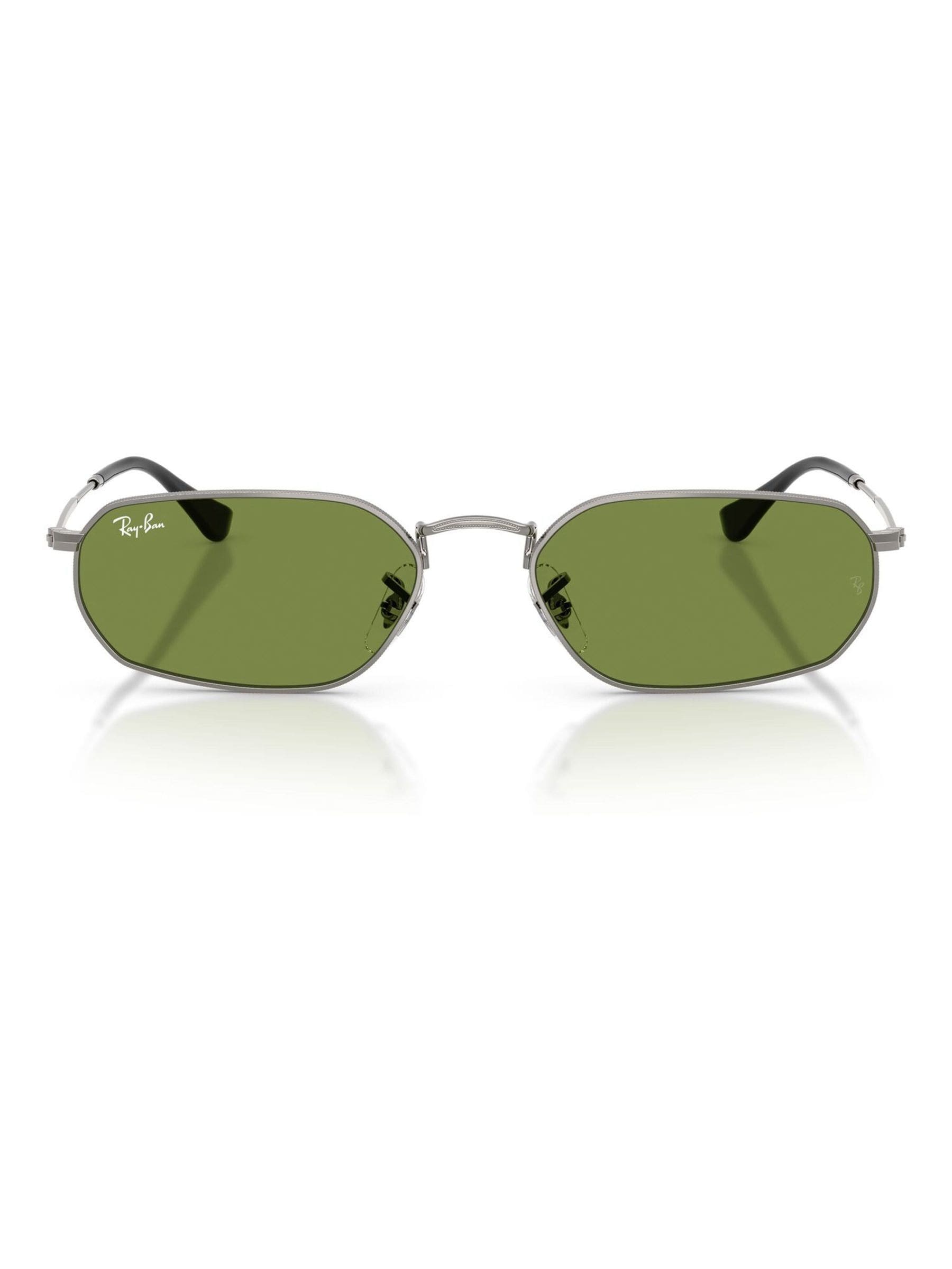Ray-Ban RB3947, Gunmetal Sunglasses Green lenses, Mojo Glasses - Image 5