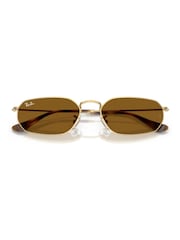Ray-Ban Gold Ray-Ban 0Rb3947 Irregular Sunglasses - Image 5 of 5