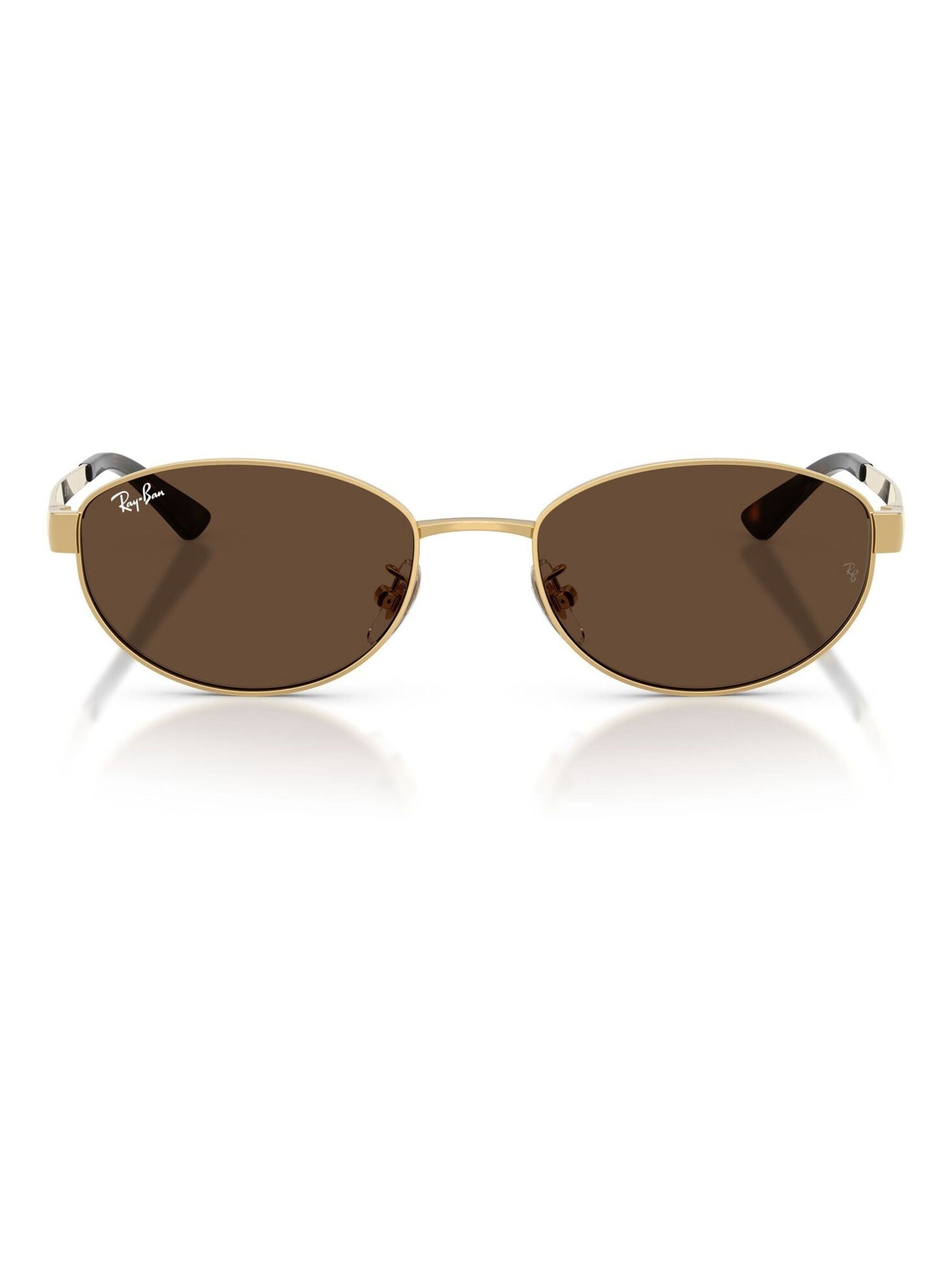 Ray-Ban Men's Brown Ray-Ban 0Rb3774d Oval Sunglasses - Image 1