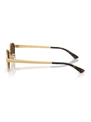 Bruin - Ray-Ban 0Rb3774D Oval Sunglasses - Afbeelding 2 van 5