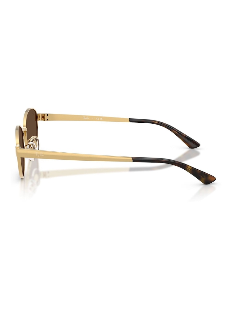 Bruin - Ray-Ban 0Rb3774D Oval Sunglasses - Afbeelding 2 van 5