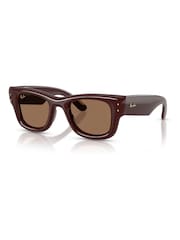 Ray-Ban Brown Ray-Ban Wayfarer Puffer  Sunglasses - Image 1 of 5