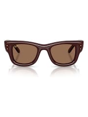 Ray-Ban Brown Ray-Ban Wayfarer Puffer  Sunglasses - Image 2 of 5