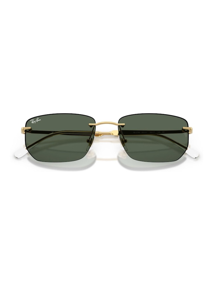 Ray-Ban Gold 0Rb3768 Irregular Sunglasses - Image 2 of 5