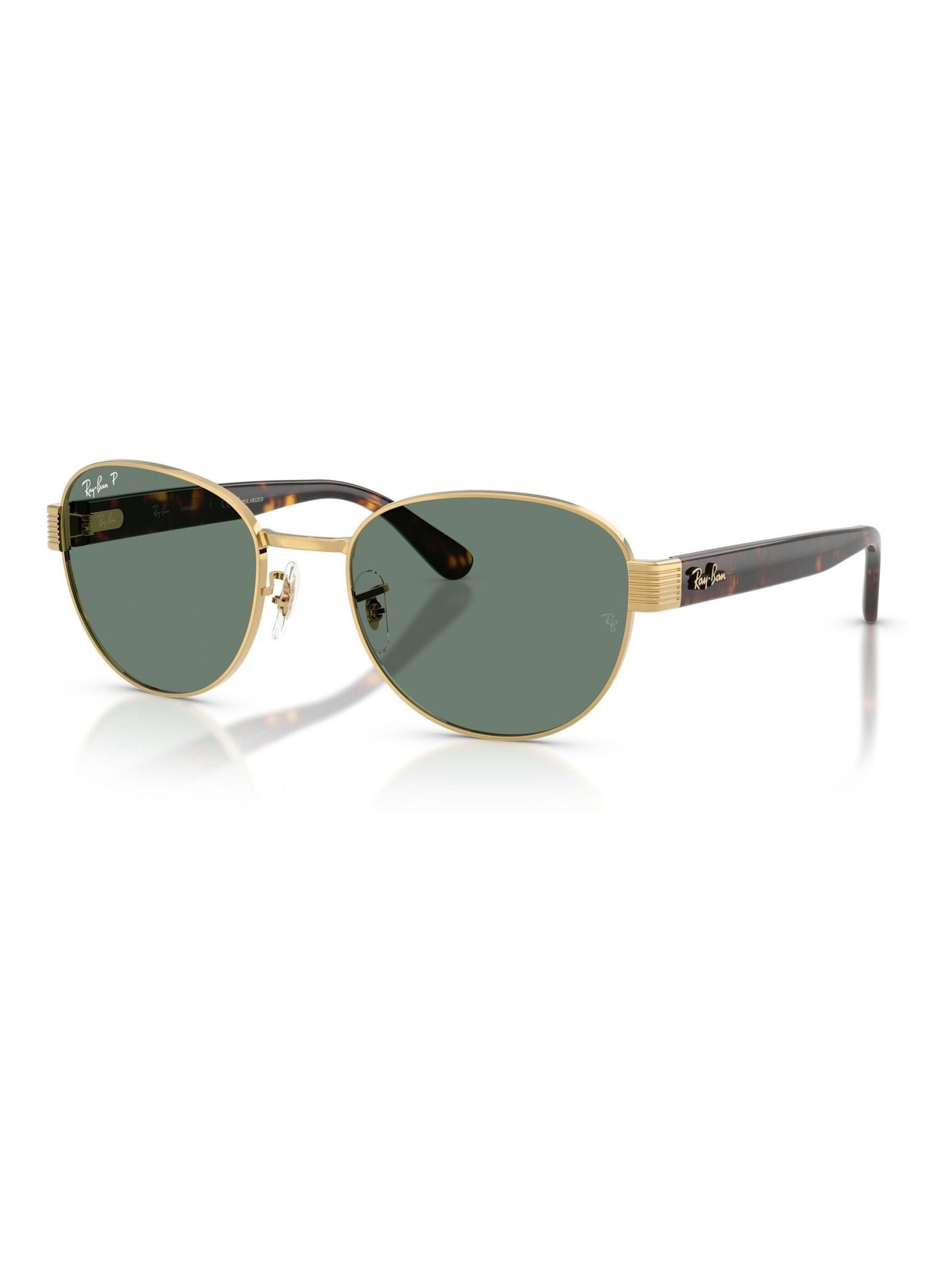 Ray-Ban 0Rb3766Ch Square Sunglasses Arista Frame With Polar Grey Lens - Image 4