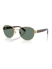 Ray Ban Gold Square Sunglasses - Image 1 of 5