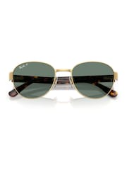 Ray Ban Gold Square Sunglasses - Image 2 of 5