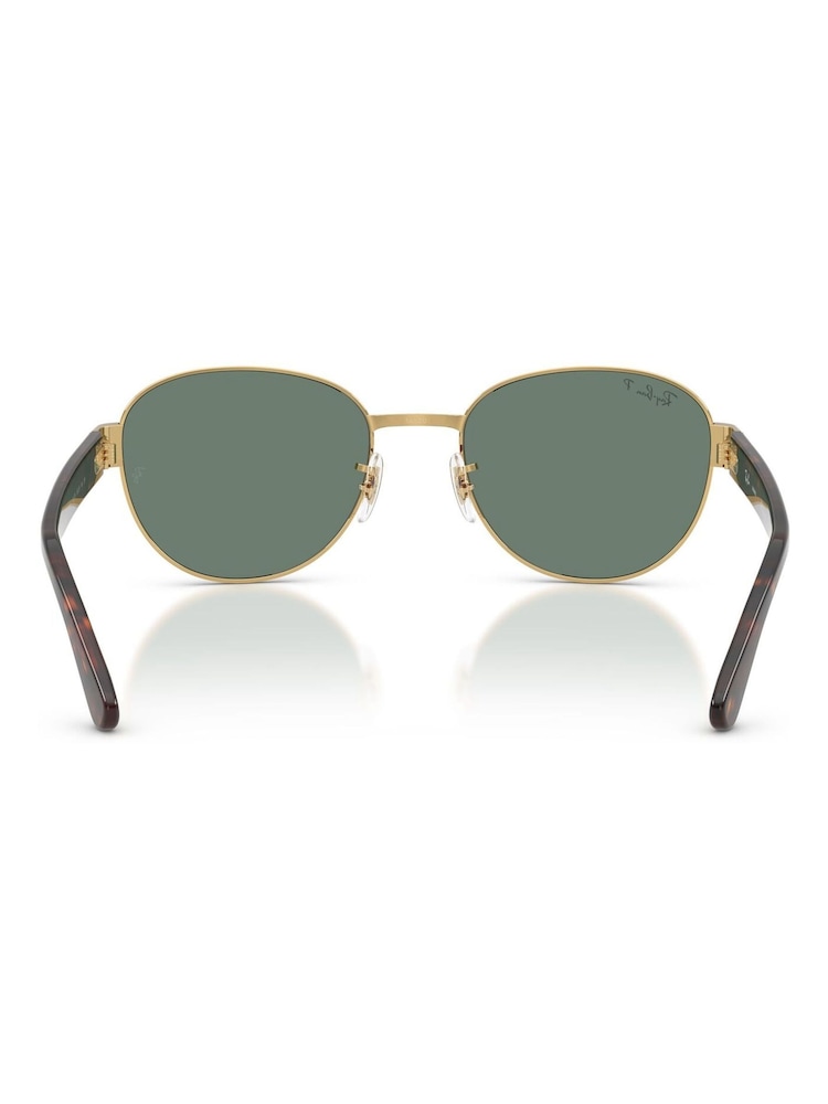 Ray Ban Gold Square Sunglasses - Image 5 of 5
