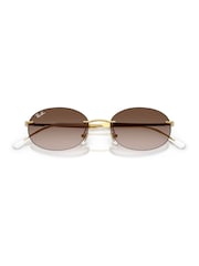 Ray-Ban Gold 0Rb3767 Oval Sunglasses - Image 4 of 5