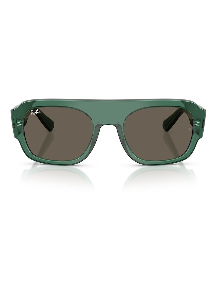 Ray-Ban Green 0Rb2218 Irregular Sunglasses - Image 1 of 5