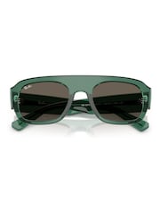 Ray-Ban Green 0Rb2218 Irregular Sunglasses - Image 2 of 5
