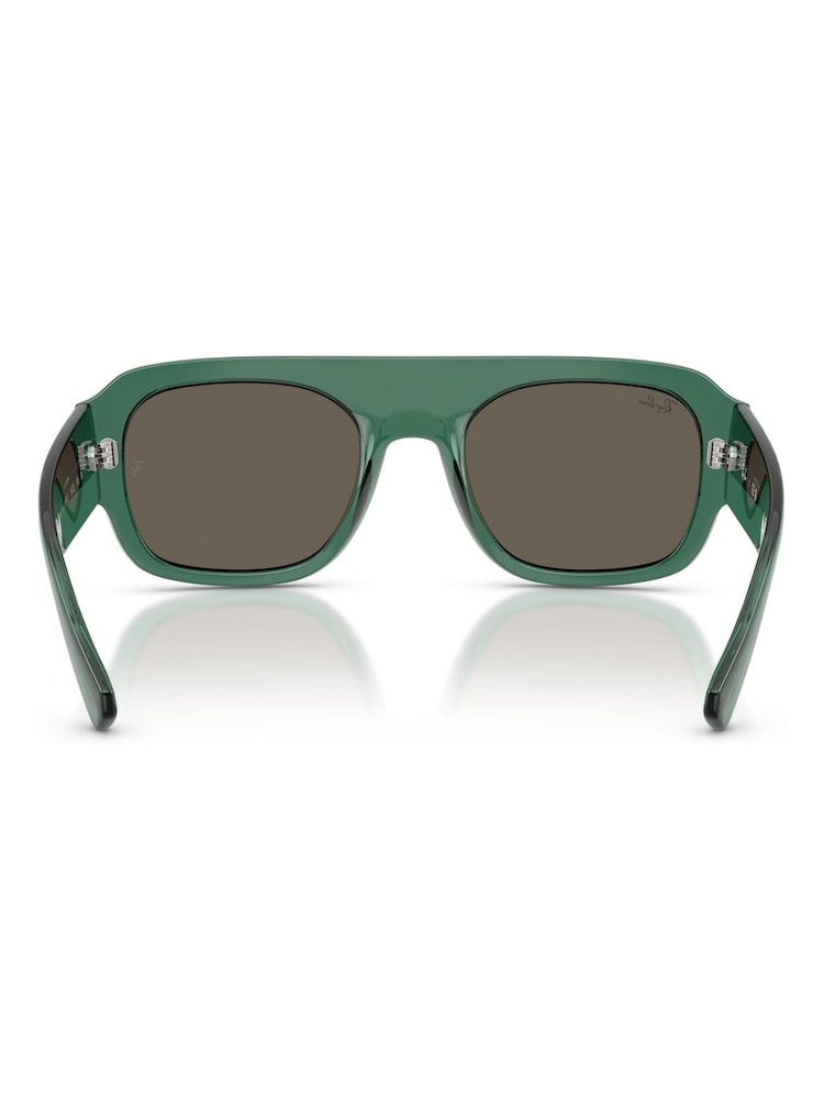 Ray-Ban Green 0Rb2218 Irregular Sunglasses - Image 5 of 5