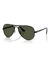 Ray-Ban Black Aviator Max Pilot Sunglasses - Image 2 of 5