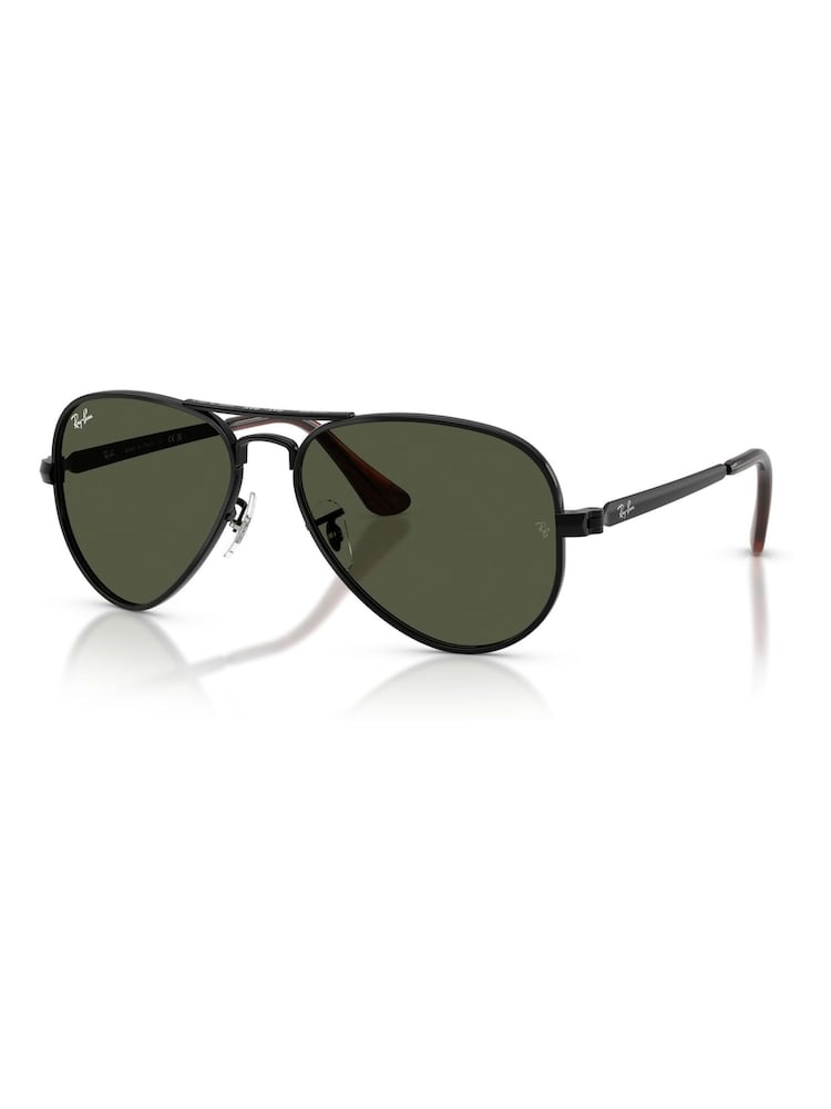 Ray-Ban Black Aviator Max Pilot Sunglasses - Image 2 of 5