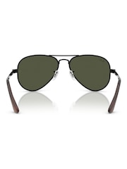 Ray-Ban Black Aviator Max Pilot Sunglasses - Image 5 of 5