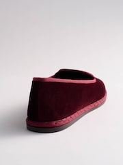 The Set Premium Velvet Loafers Burgundy Red - Image 4 of 6