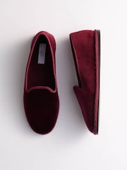 The Set Premium Velvet Loafers Burgundy Red - Image 6 of 6