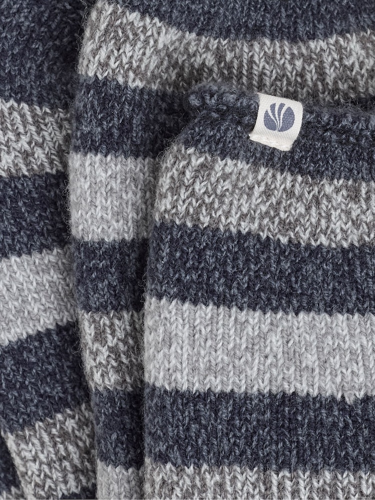 FatFace Grey Striped Thermal Socks - Image 2 of 2 FatFace Grey Striped Thermal Socks - Image 2 of 2