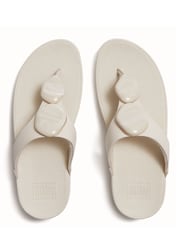 שמנת - FitFlop בצבע אבן סנדלי אצבע בדוגמת שיש, דגם Lulu - תמונה 4 מתוך 5