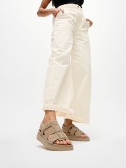 FitFlop Brown Gen-FF Suede Fisherman Sandals - Image 1 of 5