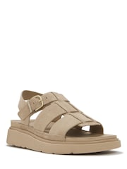 FitFlop Brown Gen-FF Suede Fisherman Sandals - Image 3 of 5