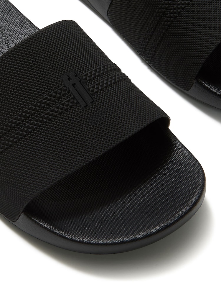 FitFlop Black Iqushion Pool Slides - Image 4 of 4 FitFlop Black Iqushion Pool Slides - Image 4 of 4