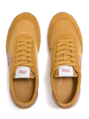 FitFlop Yellow Retro-Q Sneakers - Image 4 of 5