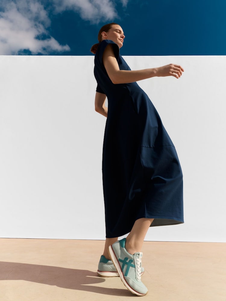 FitFlop Green Retro-Q Sneakers - Image 2 of 2